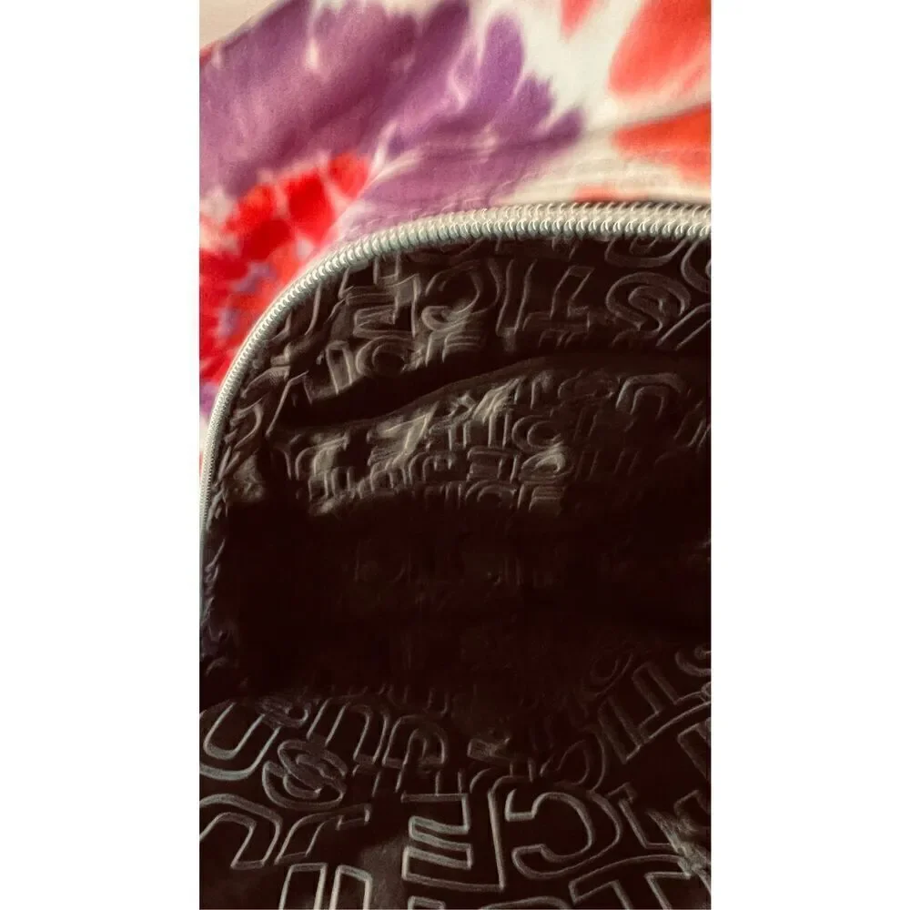 JUSTICE LARGE PINK AND PURPLE TIE DYE BACKPACK